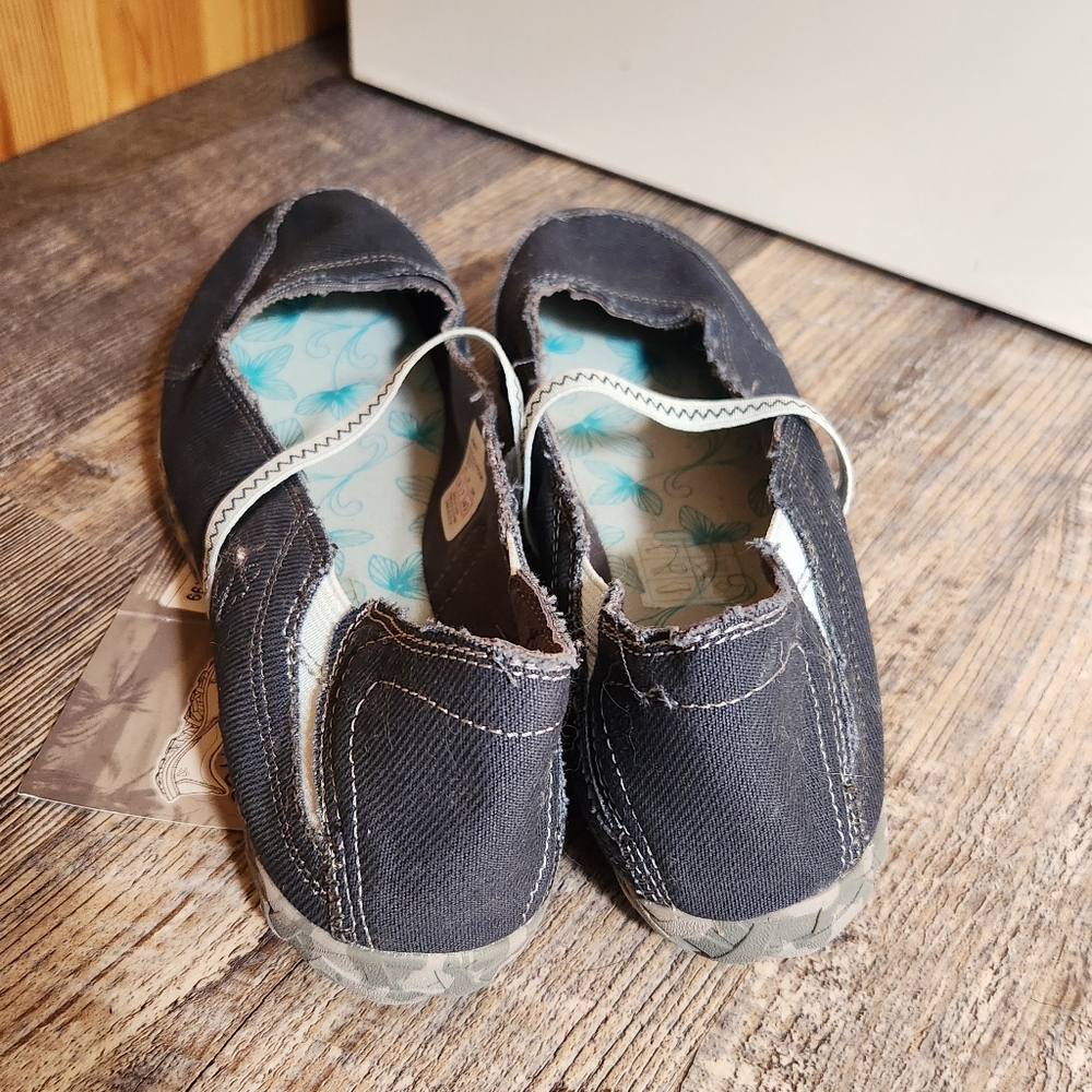 Cushe Slipper Casual Shoes Women's Mary Janes Comfort Sneakers Size 9 Navy - Picture 4 of 10